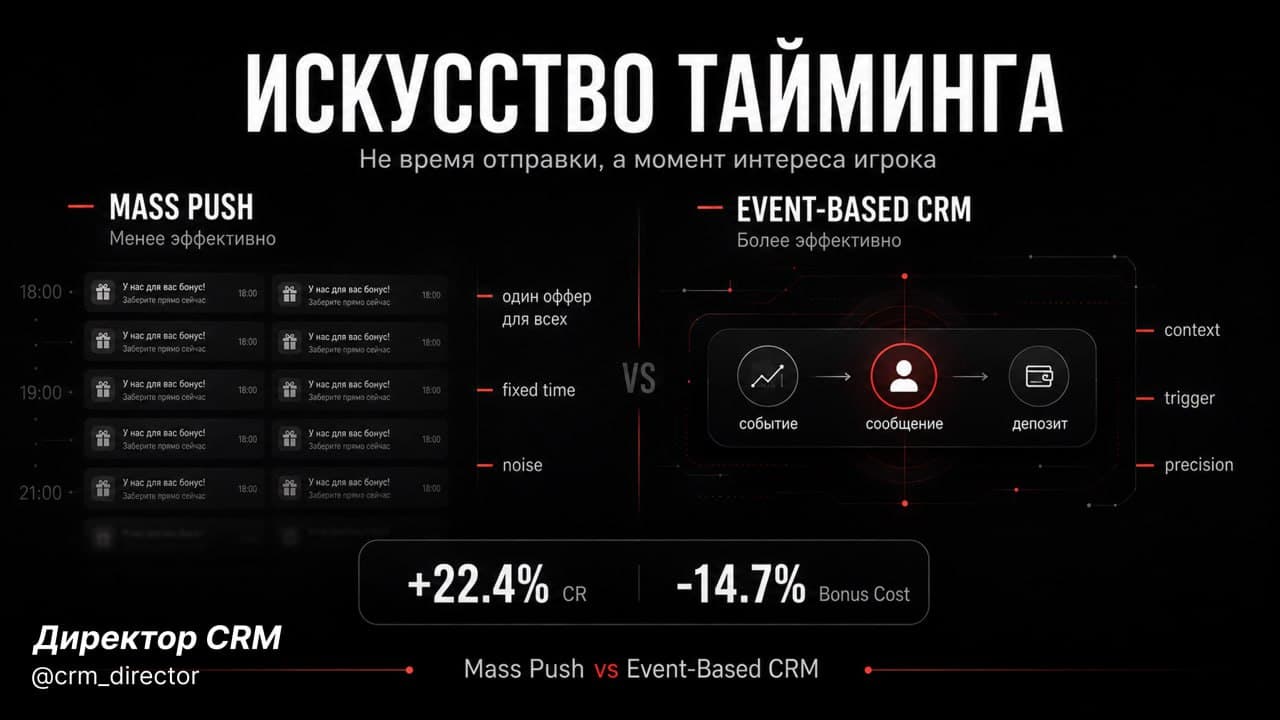 ИСКУССТВО ТАЙМИНГА ДЛЯ ПЯТНИЧНОГО ПУША
